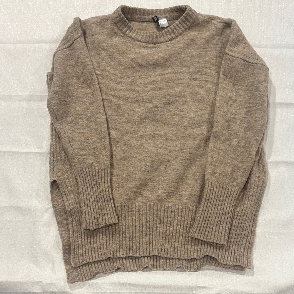 Divided Women's Crewneck Top - Brown #10